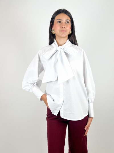 Camisa blanca lazada Niza