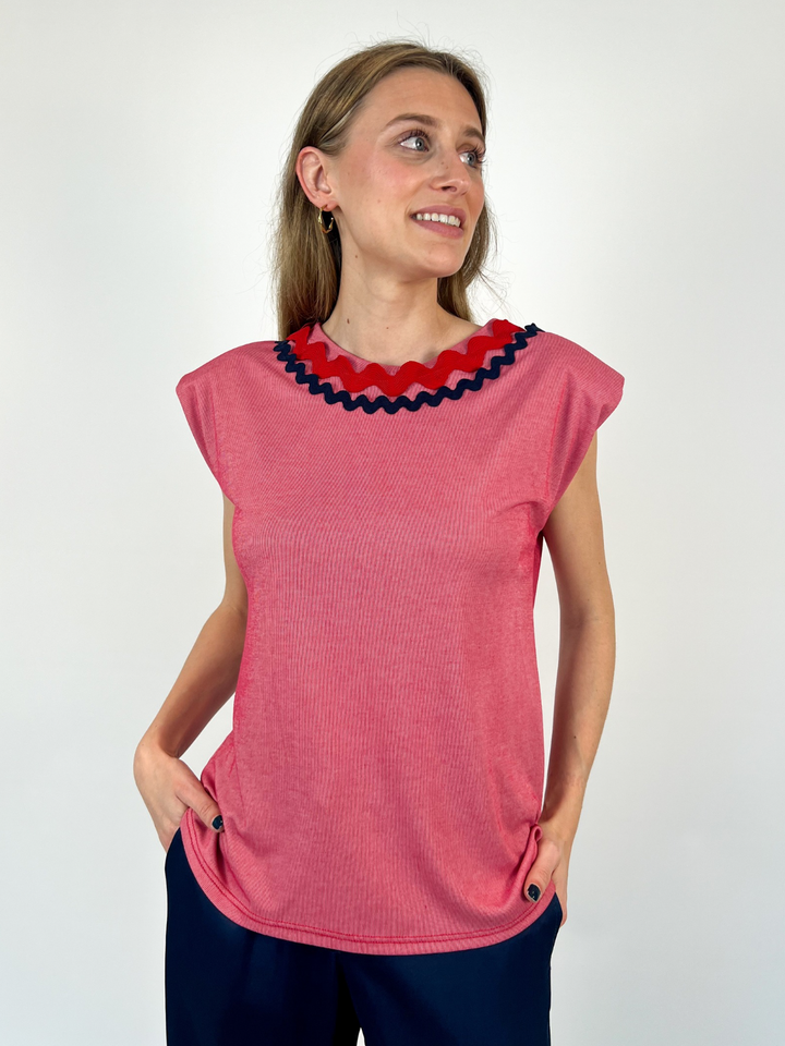 Top Adda Red – Coët Collection