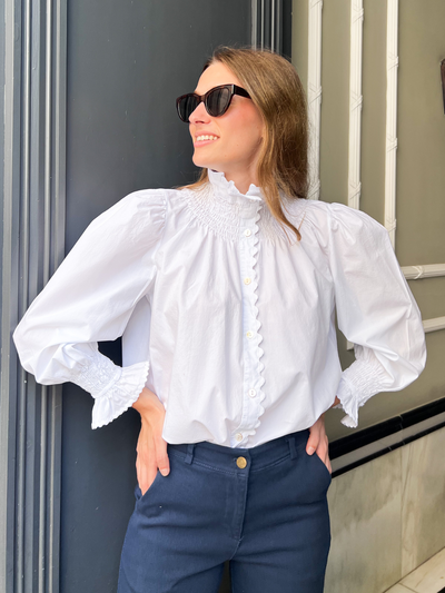 Camisa blanca algodón Marie