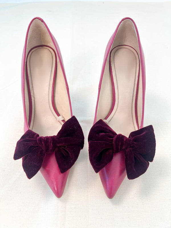 Lazos zapatos Frambuesa