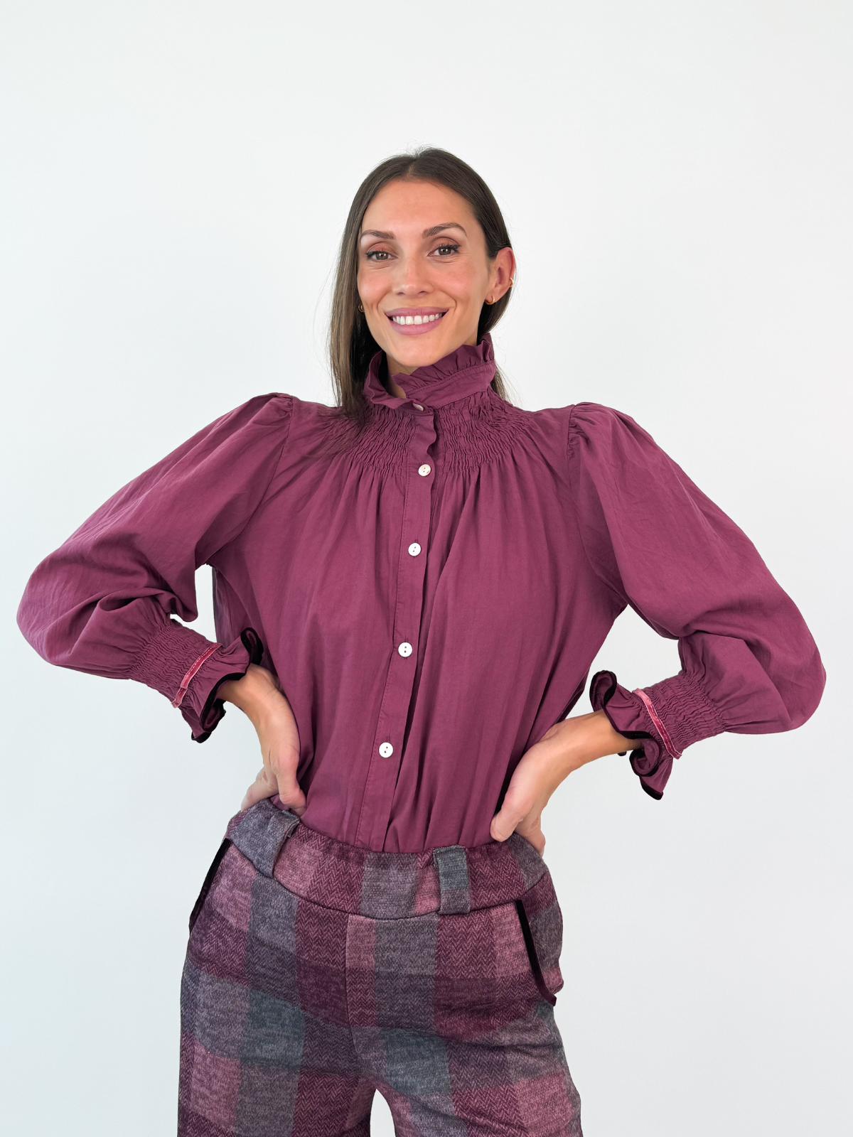 Camisa Julieta Rosa