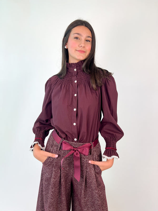 Camisa Julieta Vino